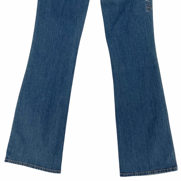 Y2K Style Flare Stretch Bullhead Huntington Blue Jeans - Picture 10 of 16